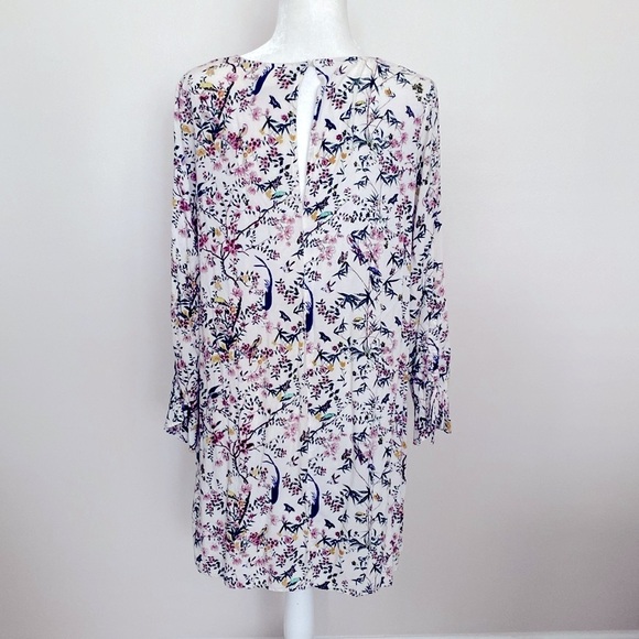 Black and White Sheath Dress with Bishop Sleeves for Wedding Guest - Picture 4 of 14